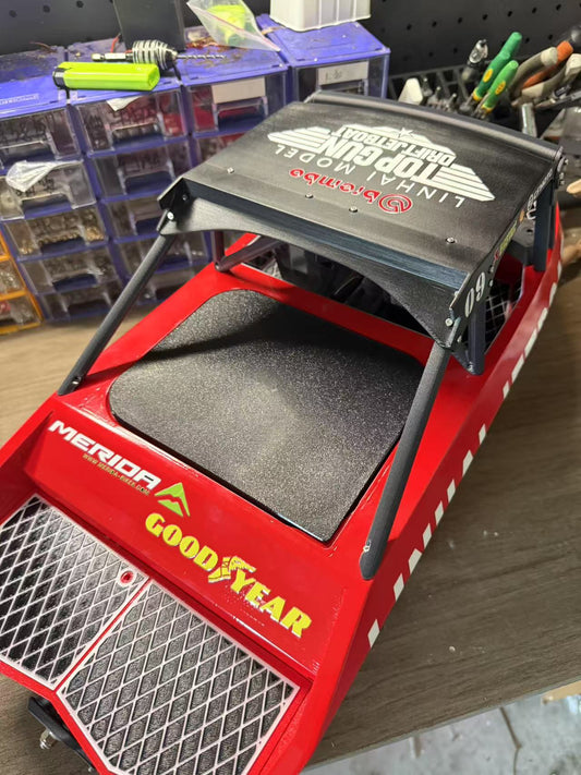 M Jet 35 RC Jet Boat (Red) - ABS hull with carbon fiber parts