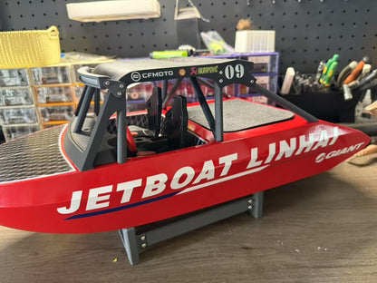 M Jet 35 RC Jet Boat (Red) - ABS hull with carbon fiber parts